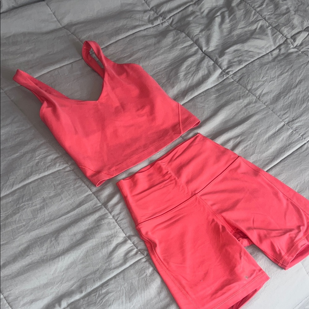 LULULEMON Sports Bra and Shorts Set
